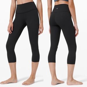 Lululemon Wunder Under Crop HR Luxtreme 21" NWOT